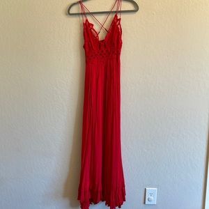 Free People Adella Maxi Slip Dress